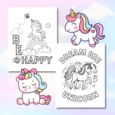 The Most Magical Free Printable Unicorn Coloring Book