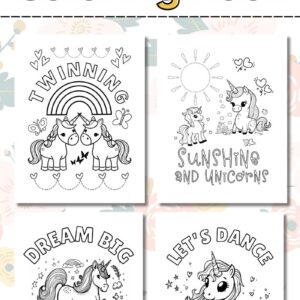 Unicorn Coloring Book Free Printable