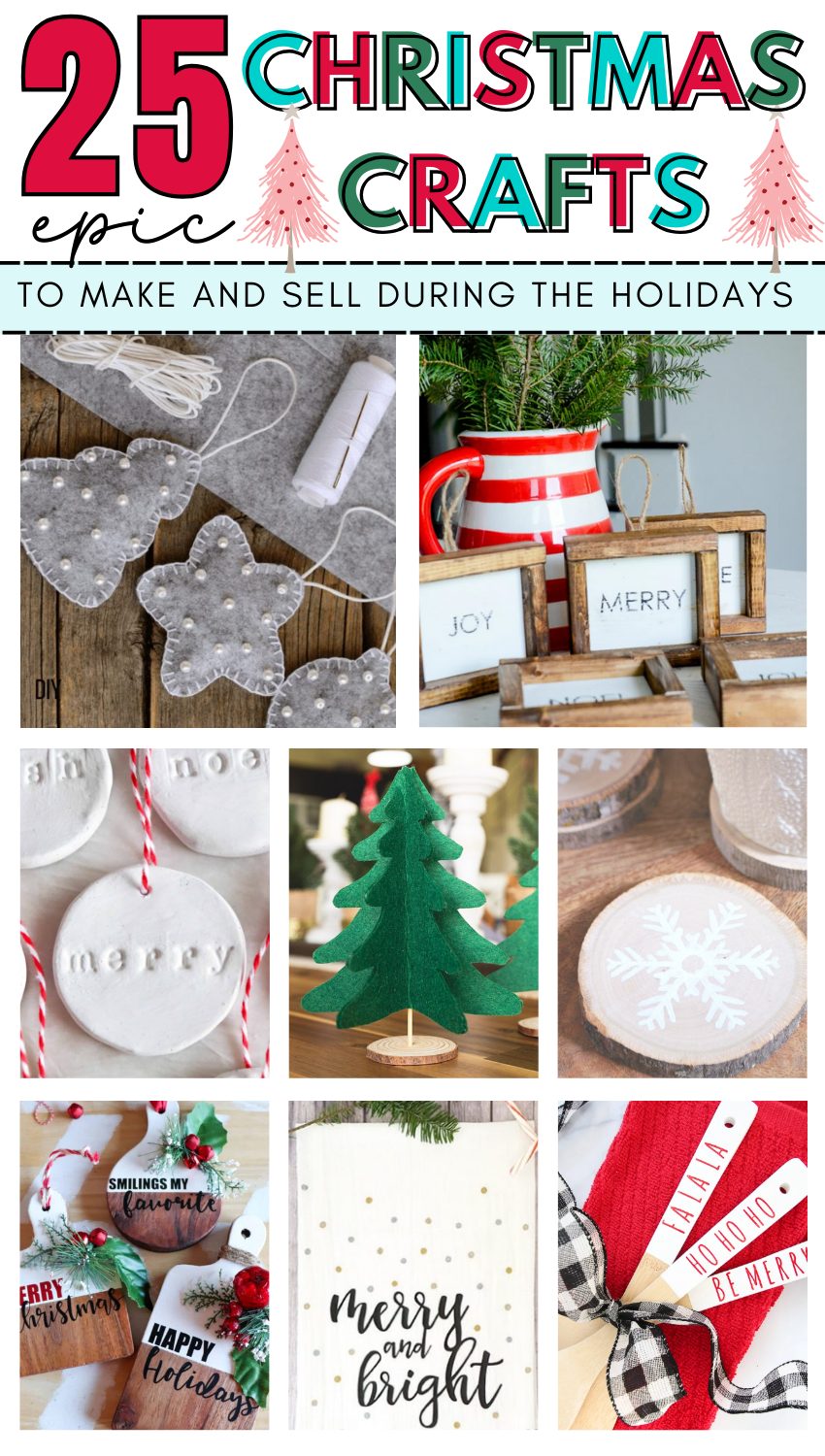 25 Epic Christmas Crafts to Make and Sell During the Holidays