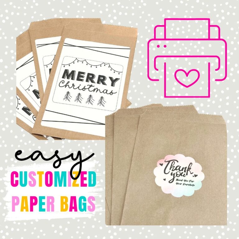 CUSTOMIZED PAPER BAGS feature