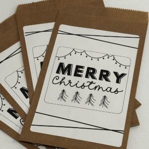 merry christmas paper bags