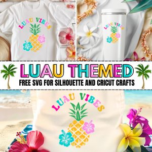 The Cutest Free Hawaiian Luau Themed SVGs for Your Craft Projects