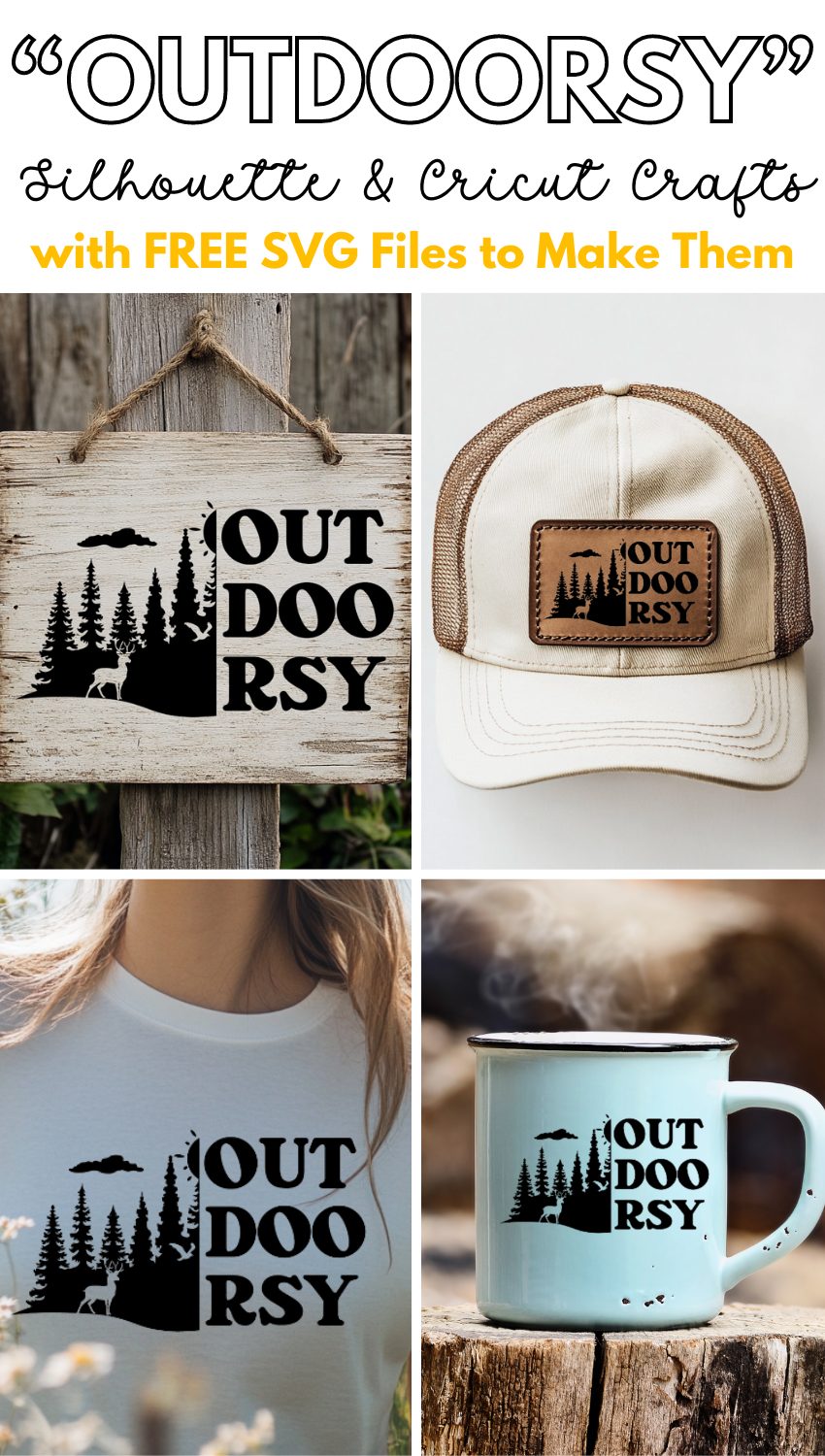 Outdoorsy Silhouette Crafts