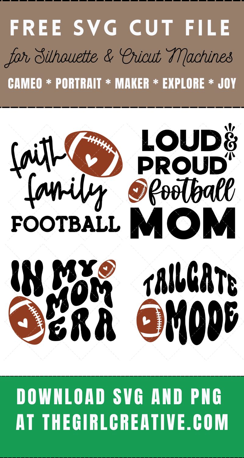 Free Football Themed SVG Files