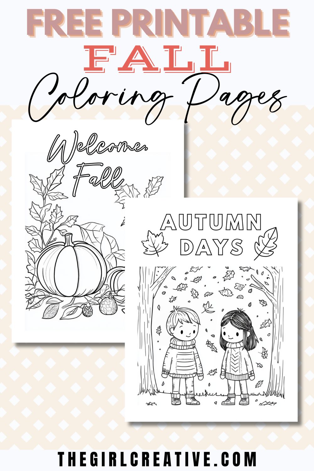 Free Printable Fall Coloring Pages