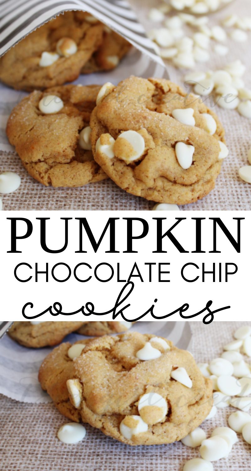 White Chocolate Chip Pumpkin Cookies