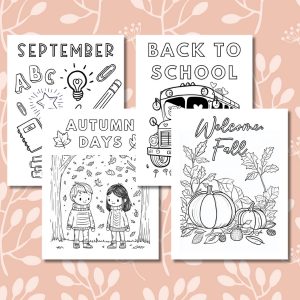 September Coloring Page Feature