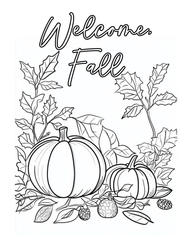 Welcome, Fall