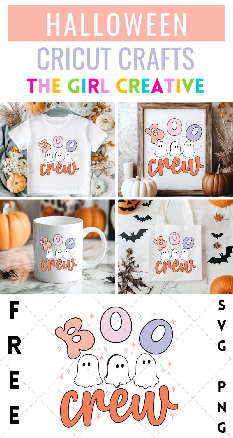 Boo Crew Halloween Cricut Crafts