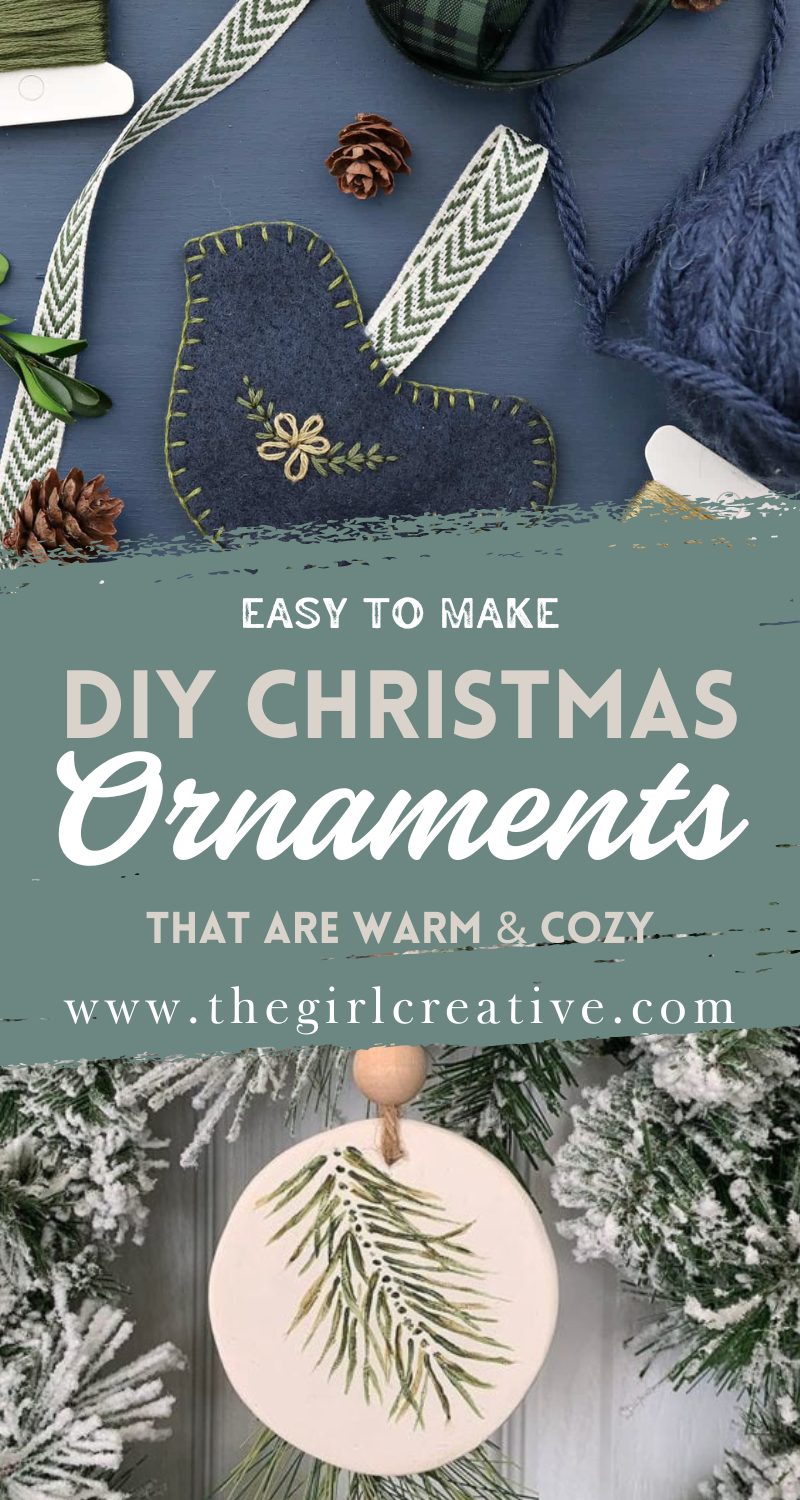 Easy to Make DIY Christmas Ornaments That Are Warm and Cozy