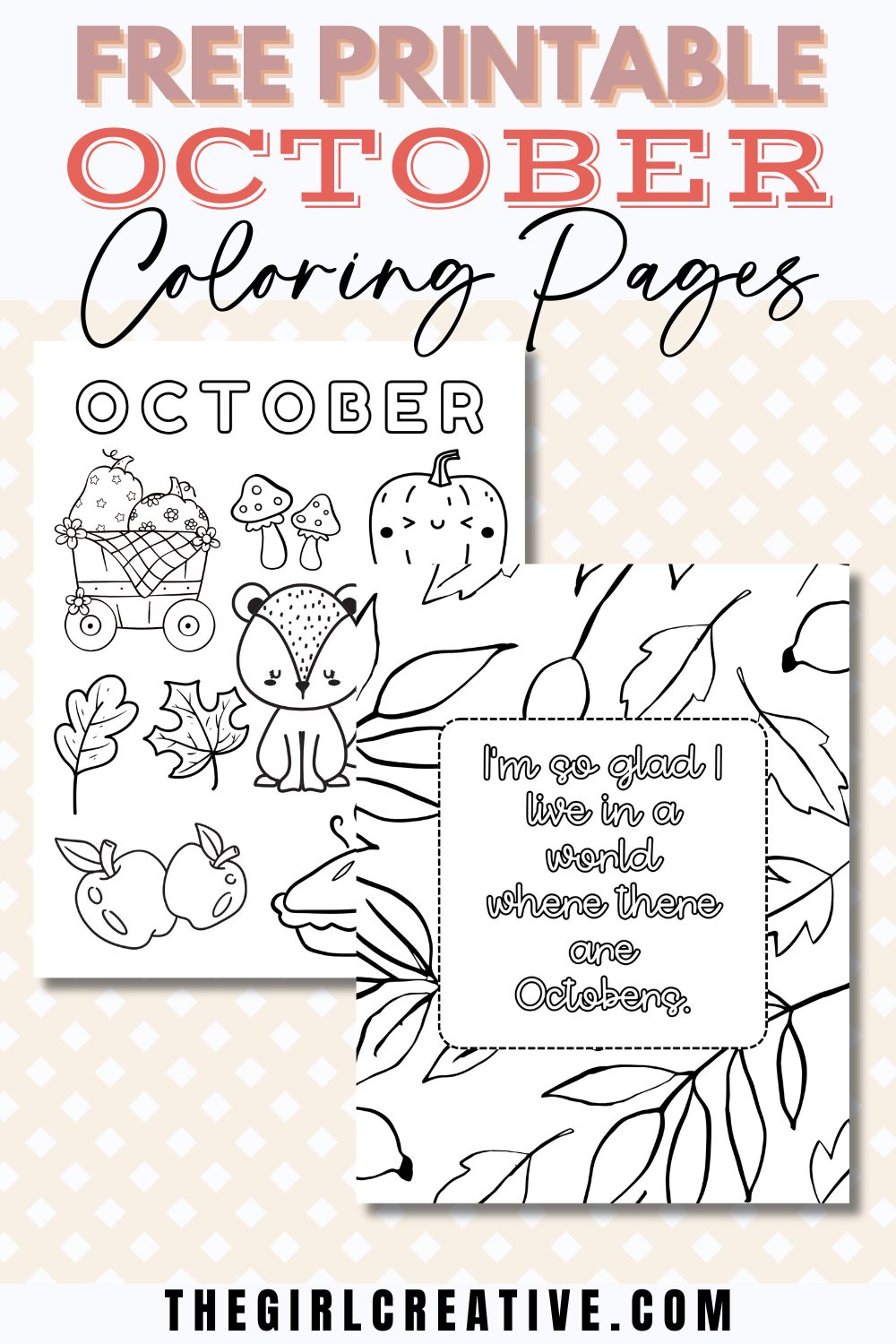 Free Printable Fall Coloring Pages