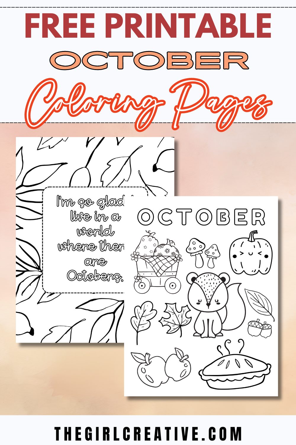 Free Printable September Coloring Pages