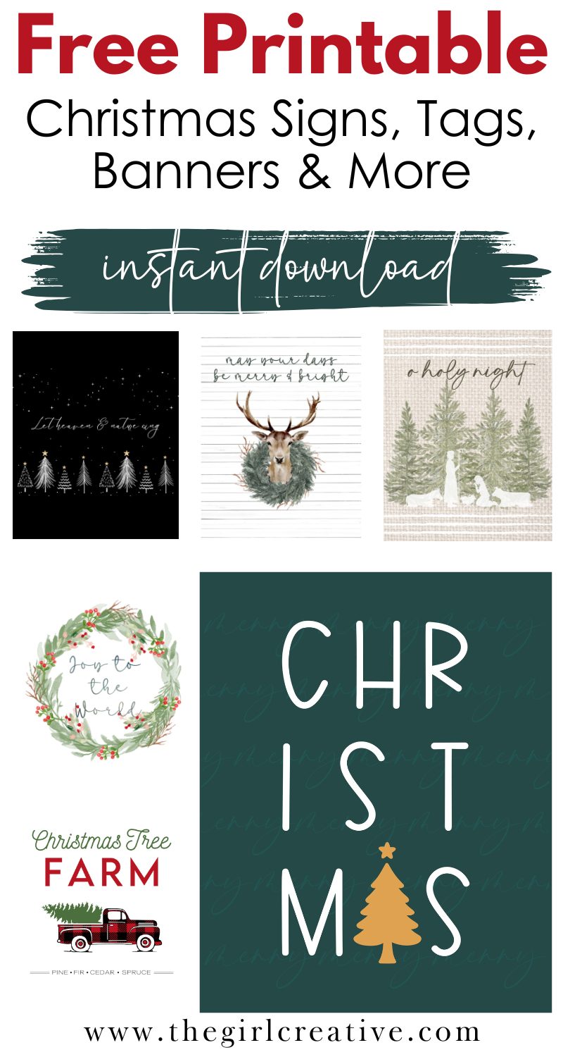 Free Printable Christmas Signs